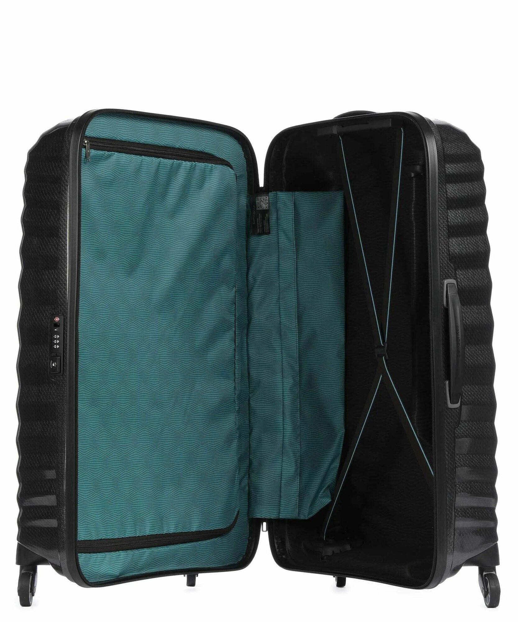 Чемодан Samsonite, 98 л, размер L, black — фото 1