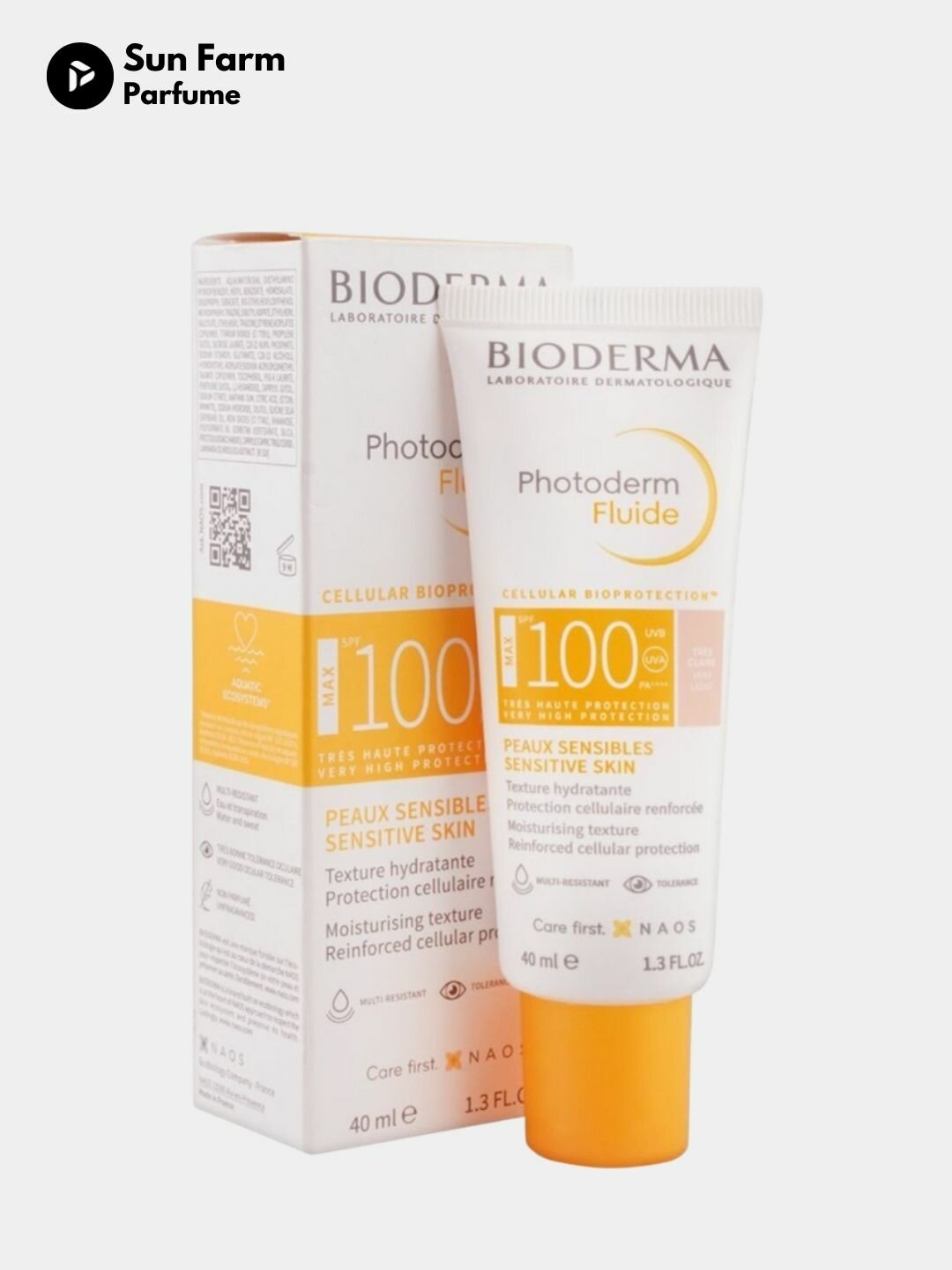 Солнцезащитный крем Bioderma "Photoderm Aquafluide", 100 SPF, 40мл