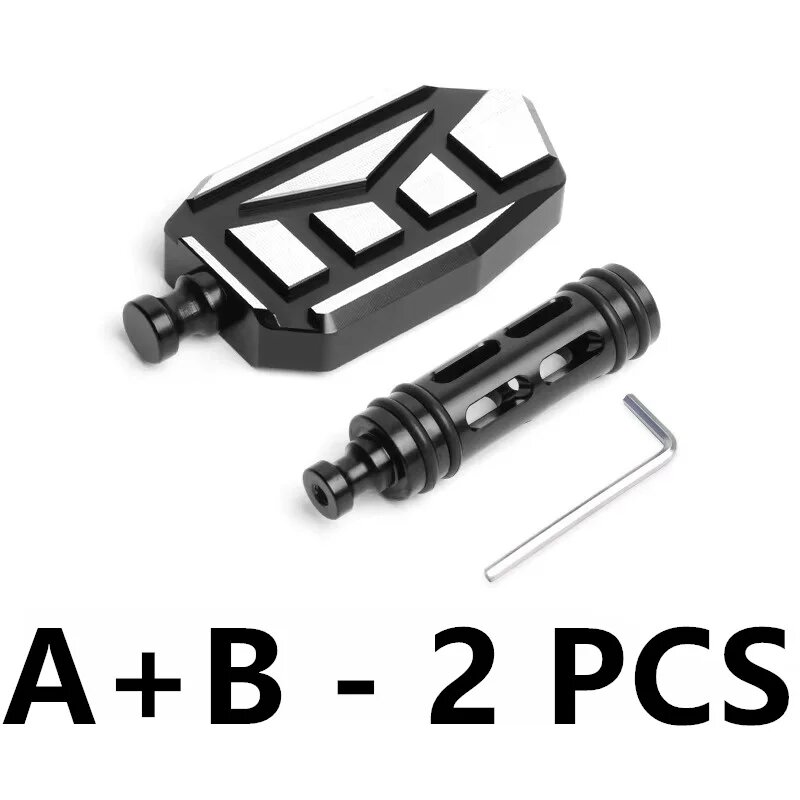 Мотоциклетный противоскользящий рычаг переключения передач, педаль тормоза для Черный, A B - Black