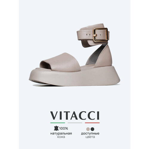 фото Сандалии vitacci, размер 39, серый