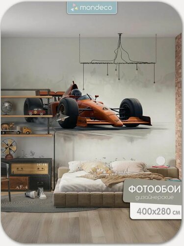 Изображение товара Фотообои Formula 1 400х280 в детскую для мальчика