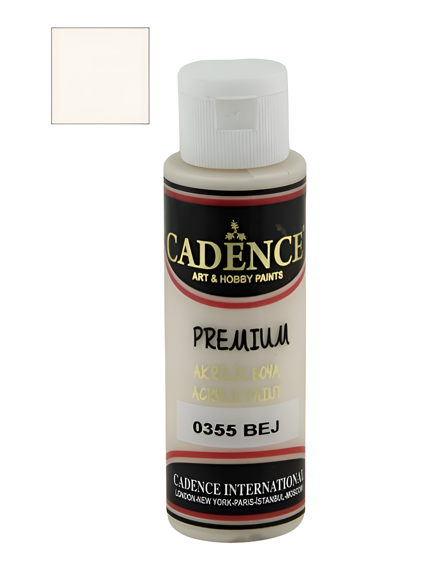Акриловая краска Cadence Premium Acrylic Paint, 70 мл. Beige-0355