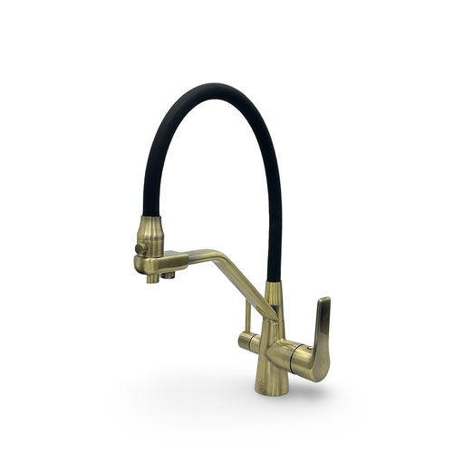 Смеситель для кухни G-1904 Bronze с возможностью подключения фильтра