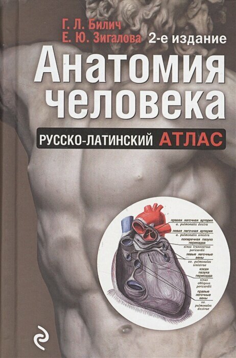 Анатомия человека: Русско-латинский атлас. 2-е издание