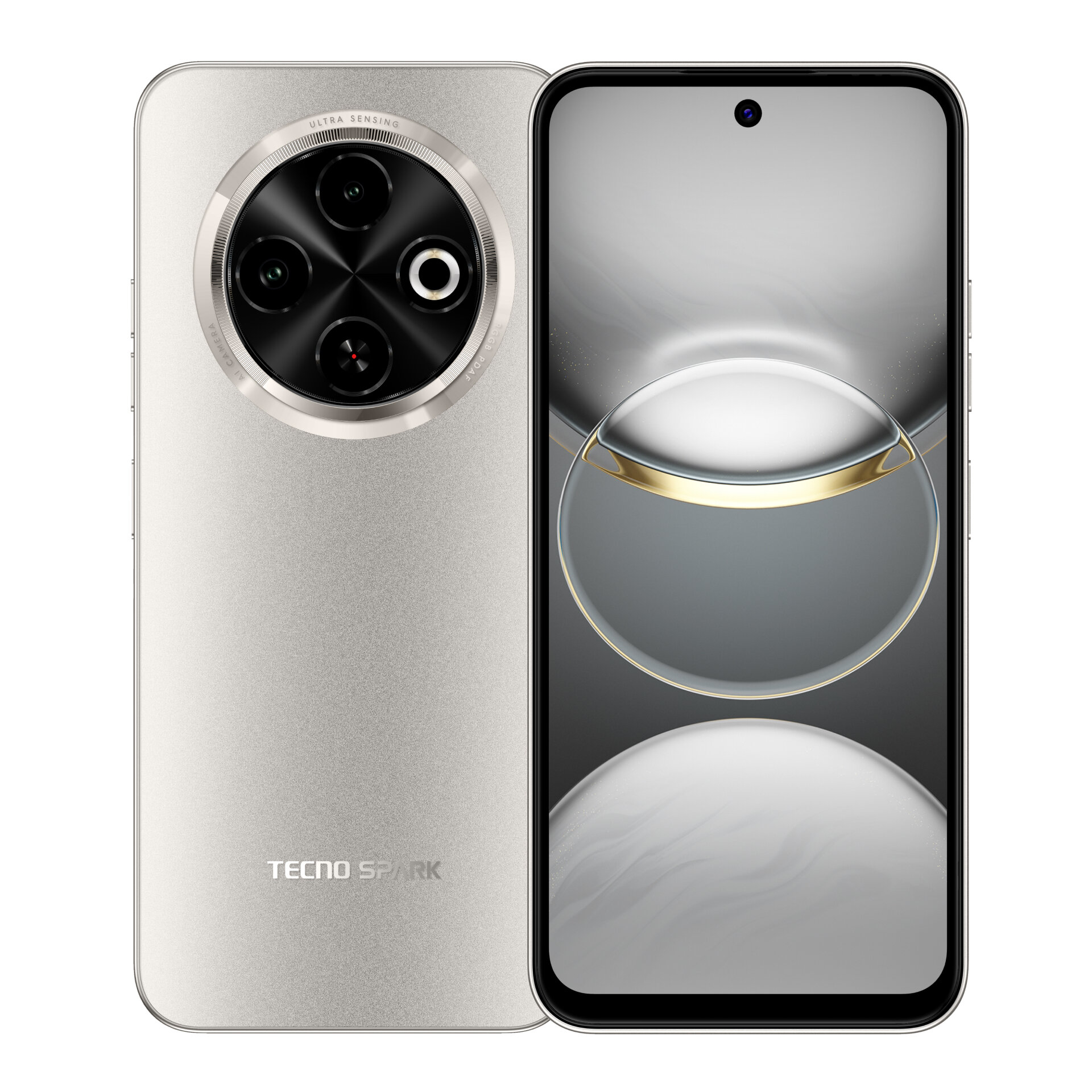 Смартфон TECNO SPARK 30С 8/256 ГБ, Gold, камера 48 МП, 120 Гц (Titanium gold) — фото 1