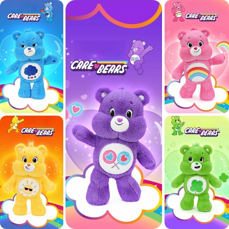 Мягкая игрушка Carebears - Радужный медведь, плюшевый медвежонок для всех возрастов — фото 1