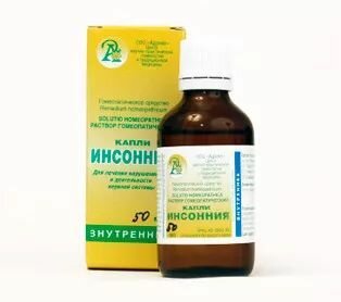 Капли Инсония от стресса и бессоницы 50 мл. Адонис