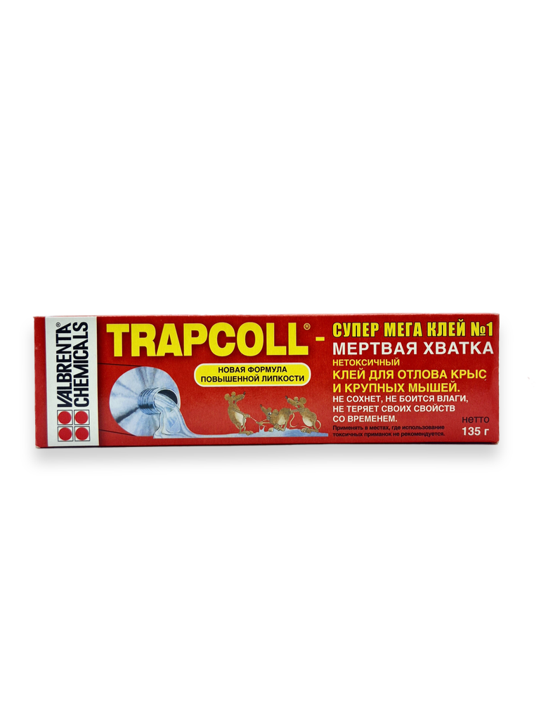 Трапколл (Trapcoll) клей от мышей крыс и грызунов в тюбике 135гр
