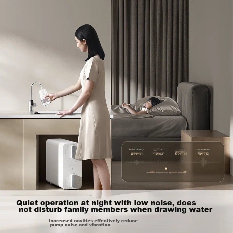 Водоочистители Xiaomi Водоочиститель MR852-C, 3 ступени, обратный осмос, 800 г