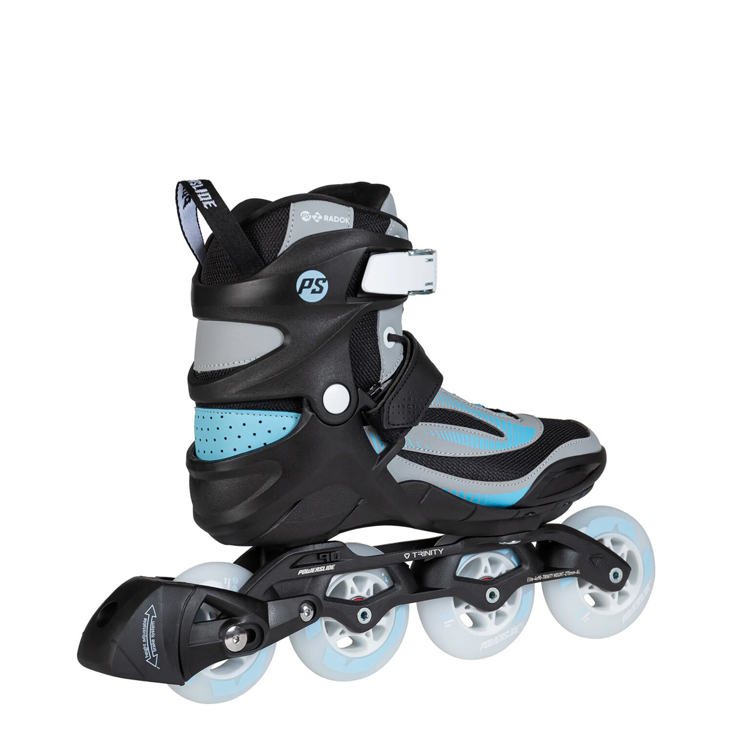 Изображение Роликовые коньки Powerslide Phuzion Radon 84 Black/Grey/Blue (EUR:38)