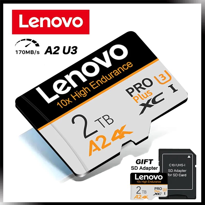 Lenovo карта памяти Micro SD 128 ГБ, 512GB