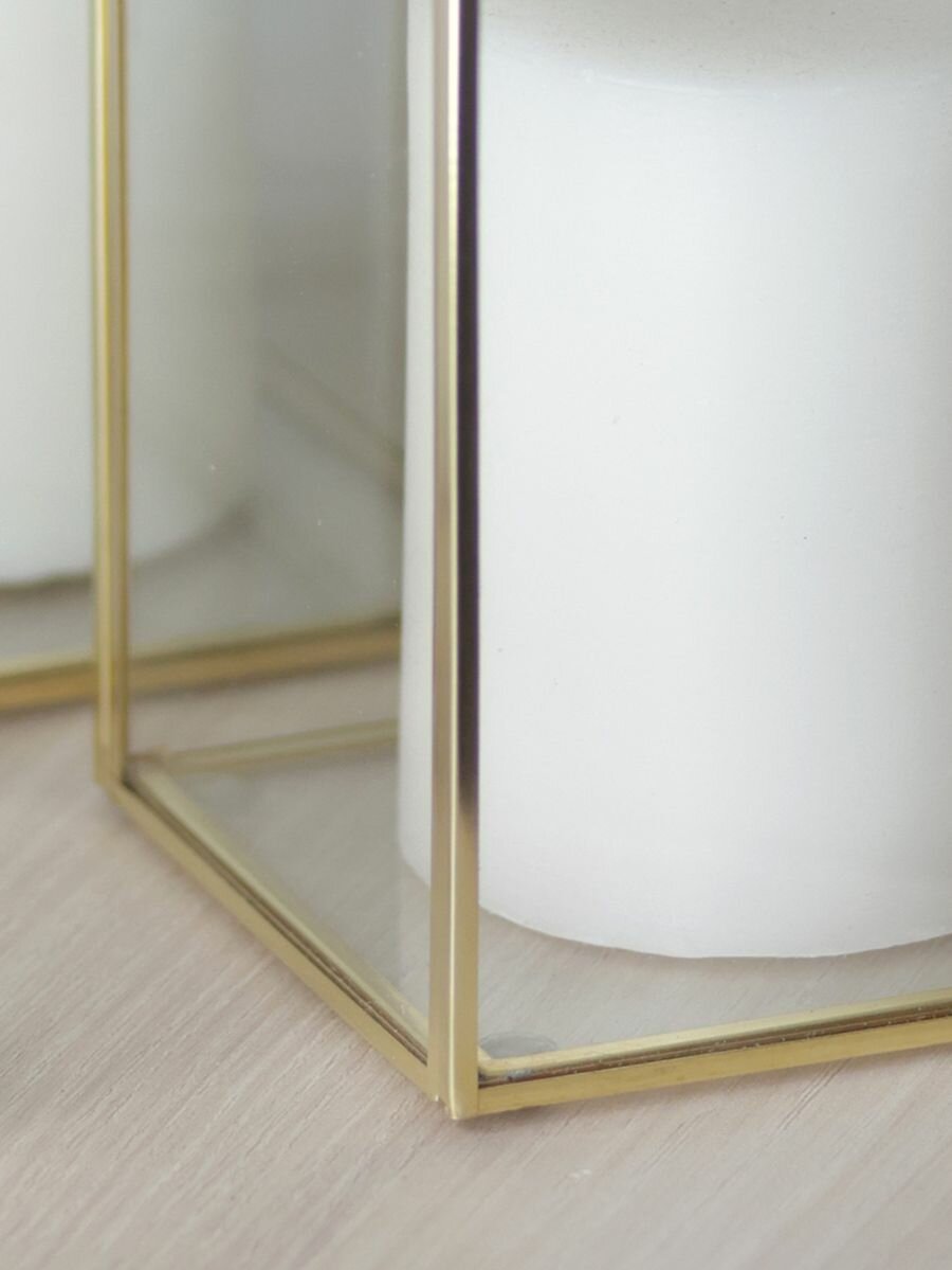 Подсвечник "Арт-Птица" 3054/5, стекло, латунь, напольный, настольный, 21 см x 12 см x 12 см — фото 1