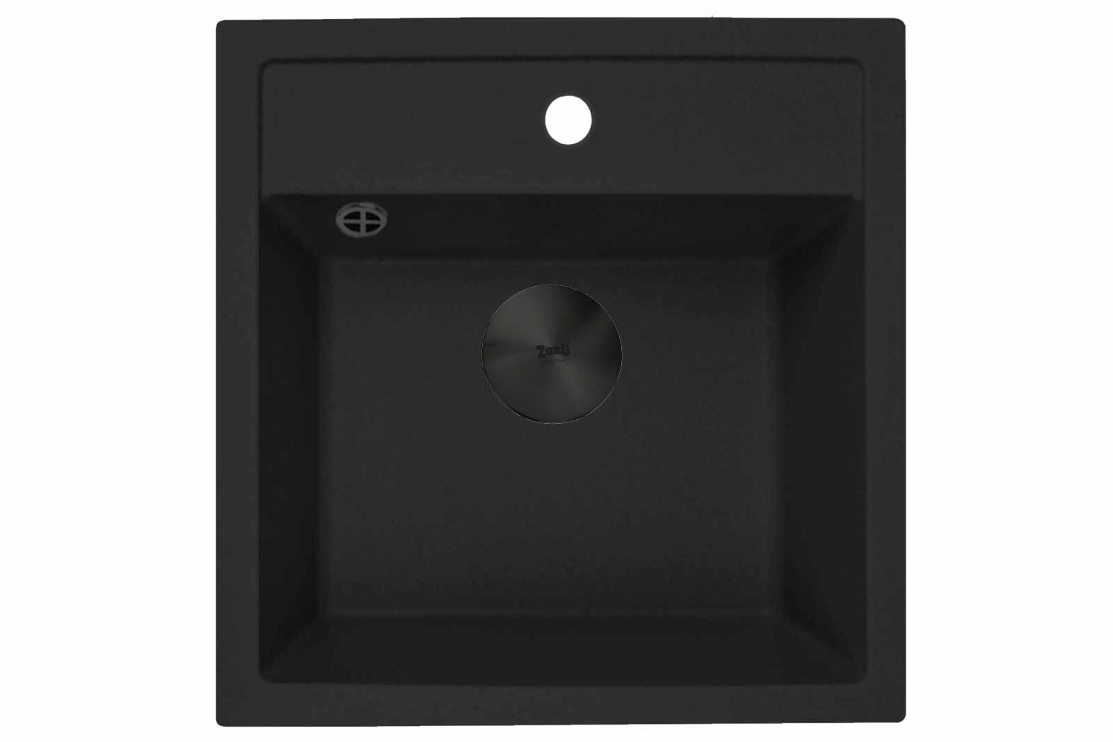 Мойка GR 515 BLACK GRAFIT с декоративной накладкой в цвете графит