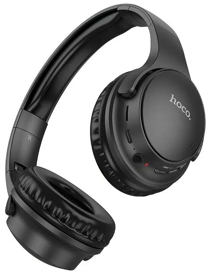 Наушники полноразмерные bluetooth HOCO W40 Mighty BT (черный)