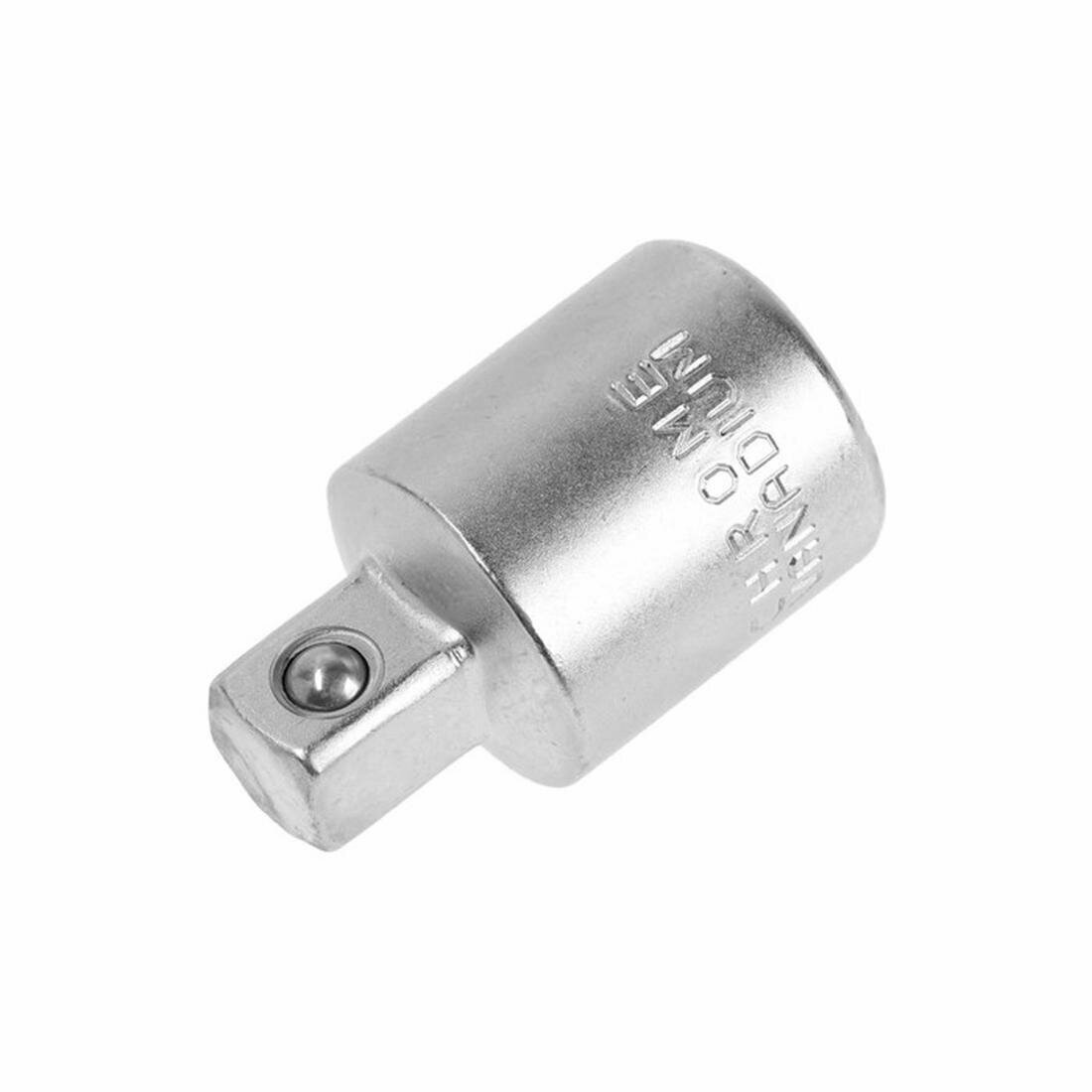 Переходник для воротка тундра, адаптер с 1/2" на 3/8", сталь CrV