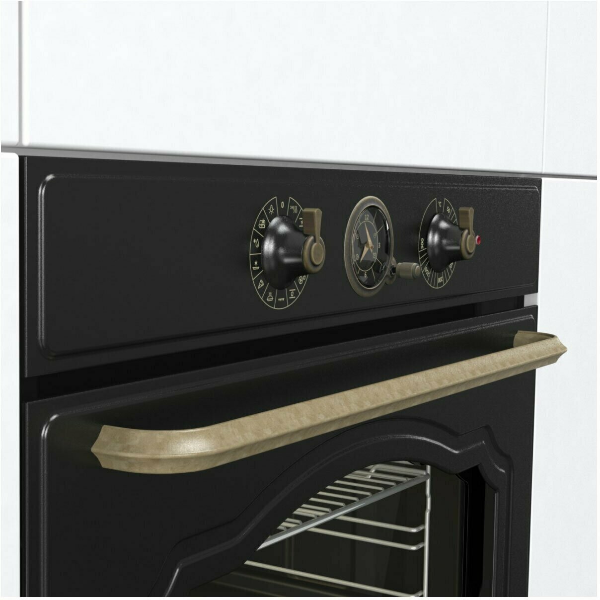 Картинки Духовой шкаф Gorenje BOS67371CLB Retro с конвекцией и грилем