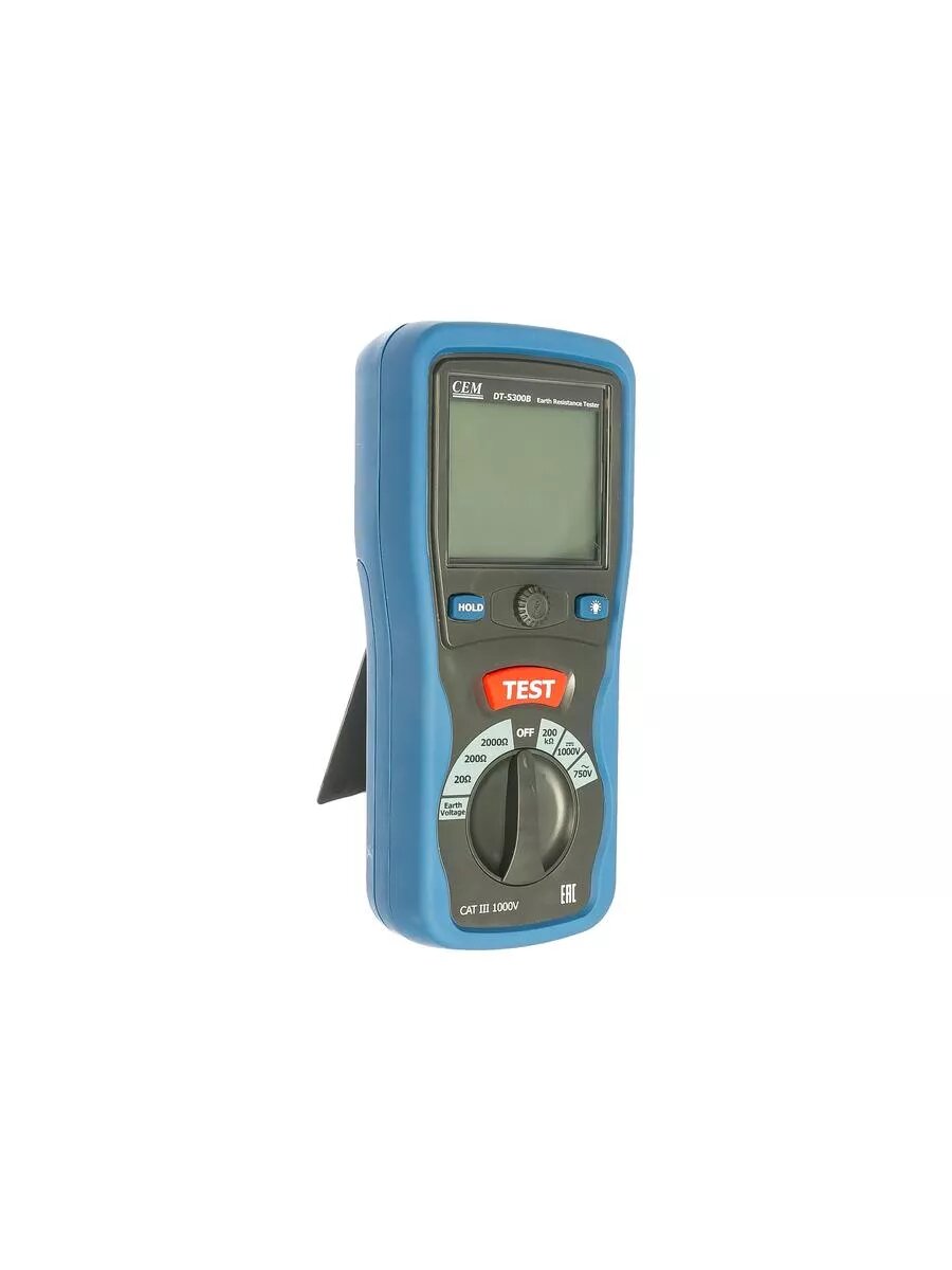 Измеритель сопротивления заземления CEM DT-5300B с поверкой