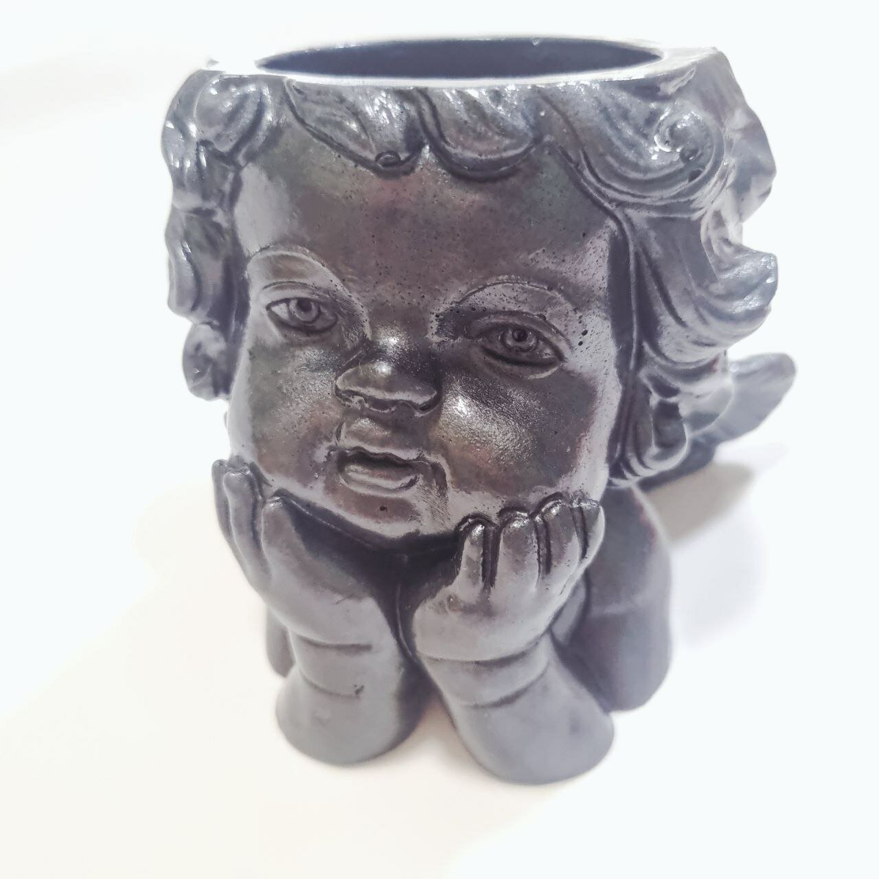 Декор для дома "Ангел" - кашпо и уникальная статуэтка два в одном. — фото 1