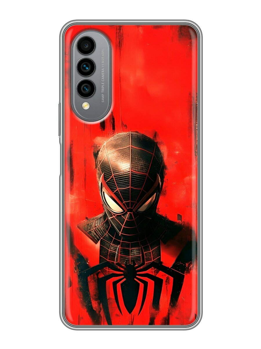 Чехол для Wiko T50 с принтом Spiderman Человек паук (Вико Т50)