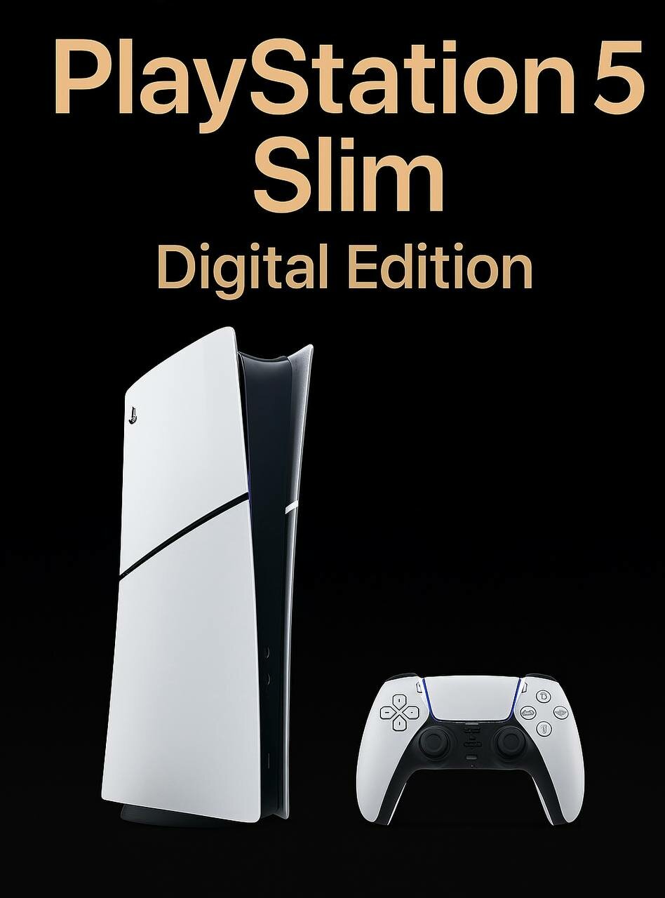 Игровая консоль Sony PlayStation 5 Slim Digital Edition, 1 ТБ, без дисковода