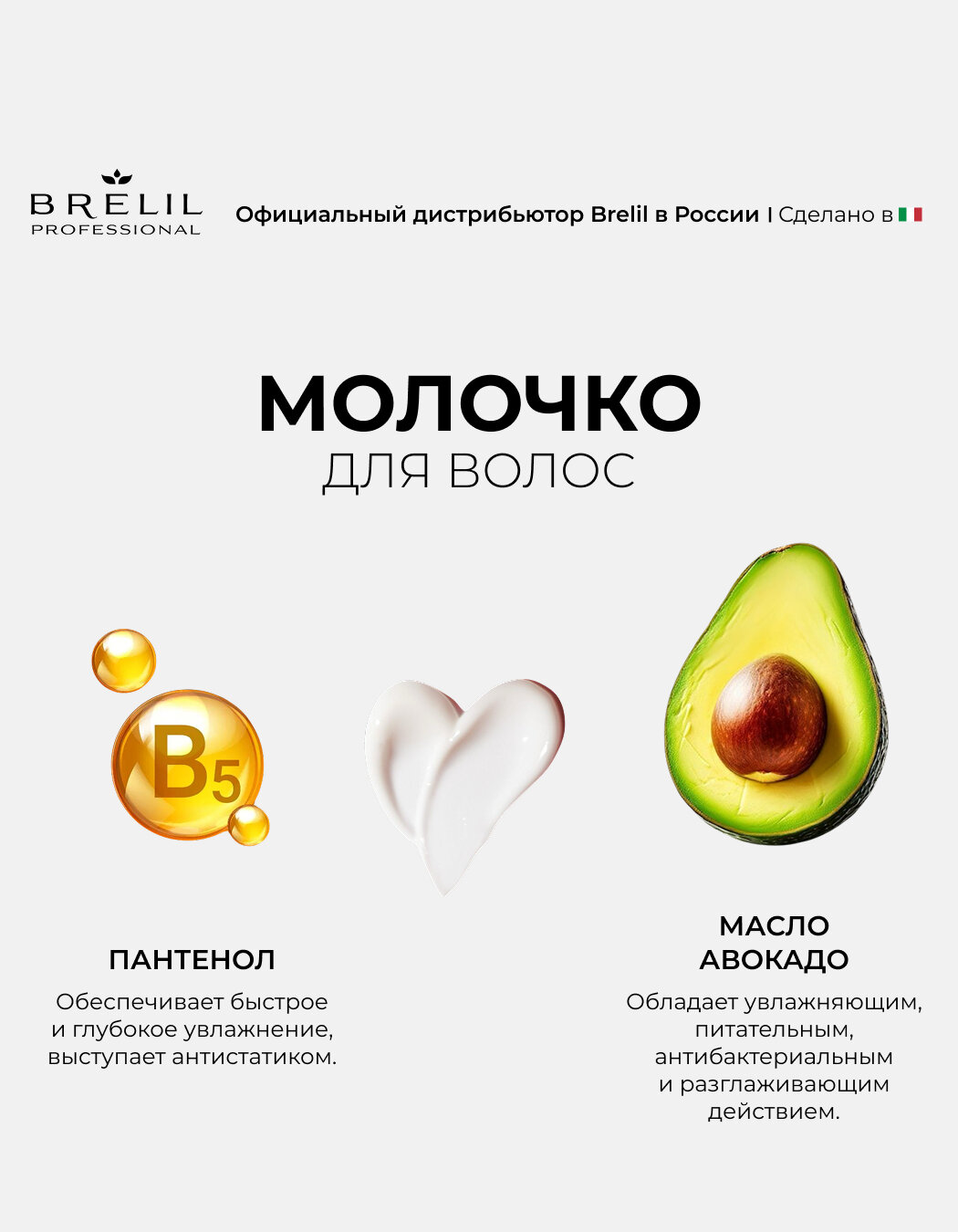 Изображение NUMERO LISS Молочко разглаживающее с маслом авокадо для пушистых и непослушных 200 мл