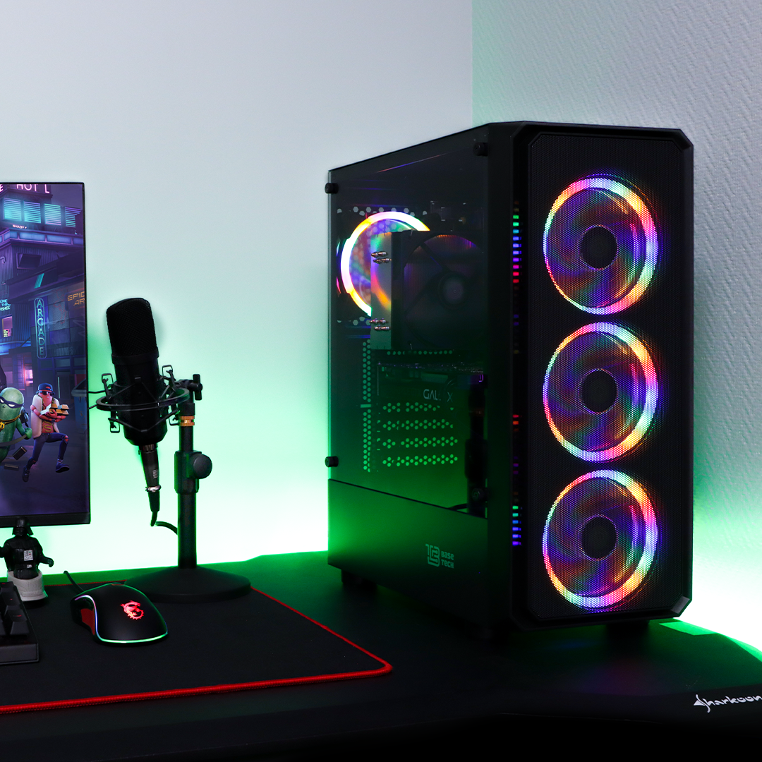 Системный блок BaseTech Gaming MP09 Intel Core i5 4570 3.2 ГГц/8Gb RAM/256Gb SSD/AMD Radeon RX 580 8Gb/Без ОС