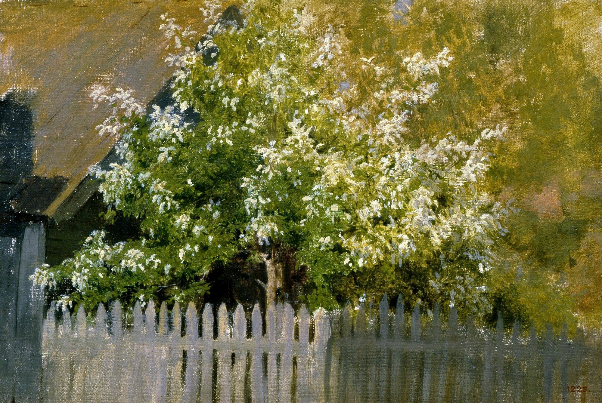 Картина Левитана Исаака Черемуха начало 80х54 см