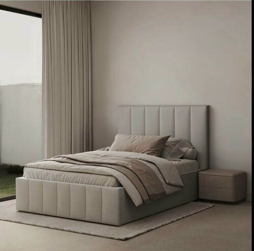 Изображение товара Кровать Сафия 120х200 двуспальная с подъемным механизмом, ящиком для белья