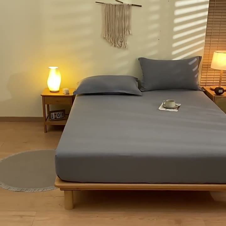 Комплект постельного белья , полиэстер, 200x220 см, 2 наволочки, простынь — фото 1