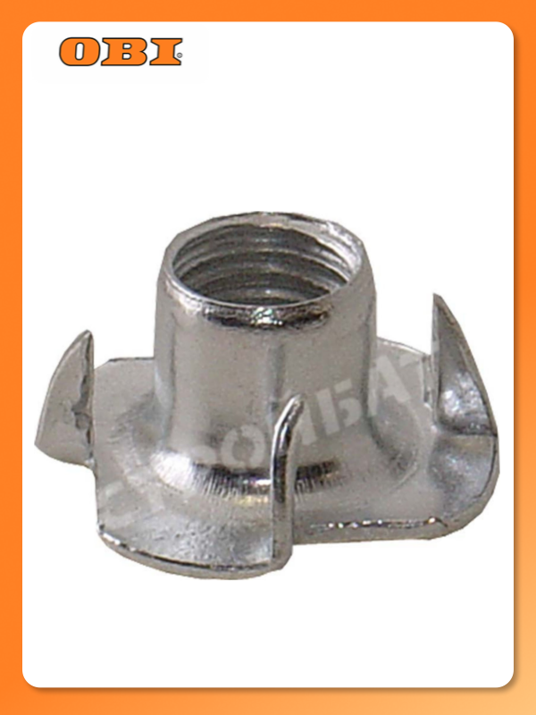 Гайка Стройбат забивная М4 мм 10 шт