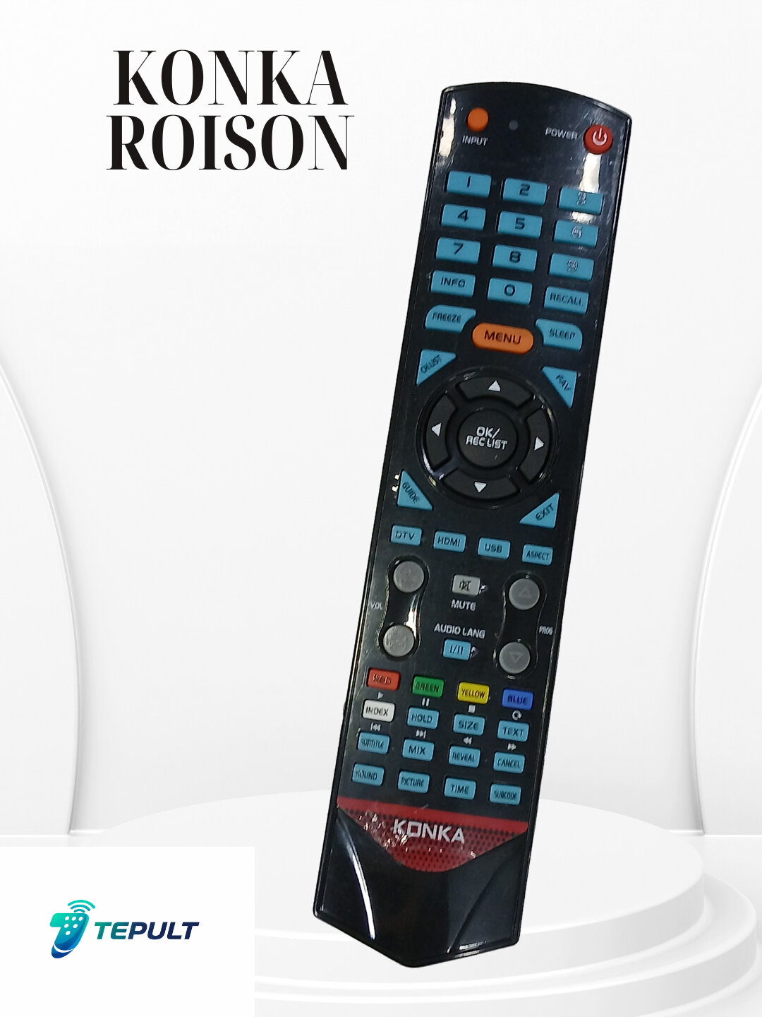 Пульт ДУ, для Konka и Roison, инфракрасный, быстрое управление