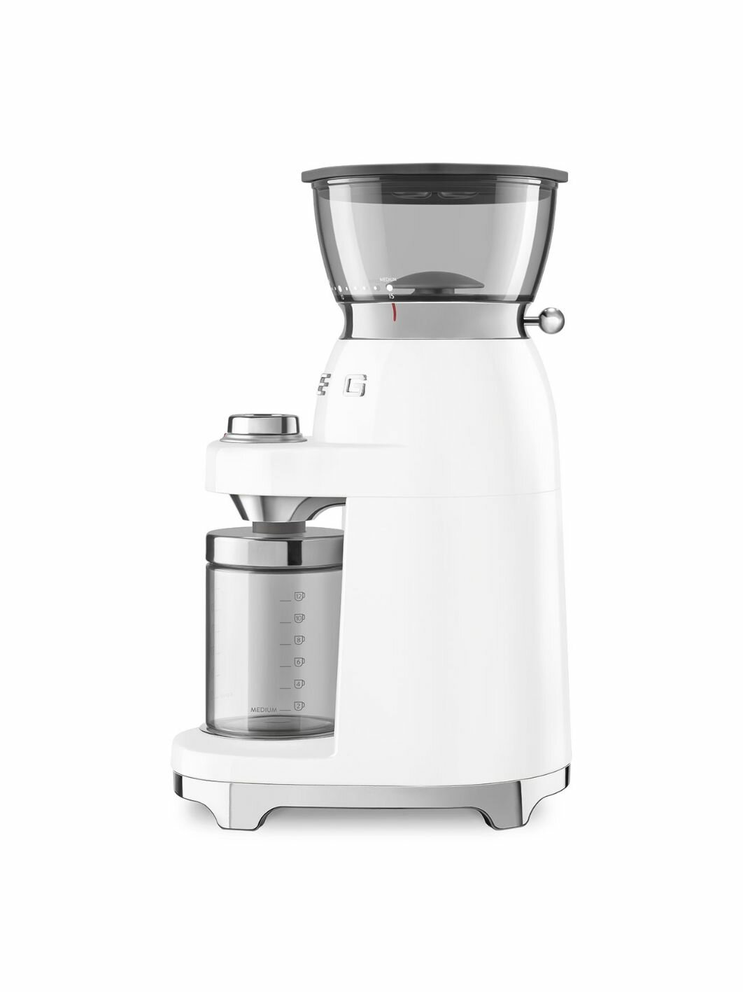 Кофемолка SMEG CGF03WHEU, белый — фото 1