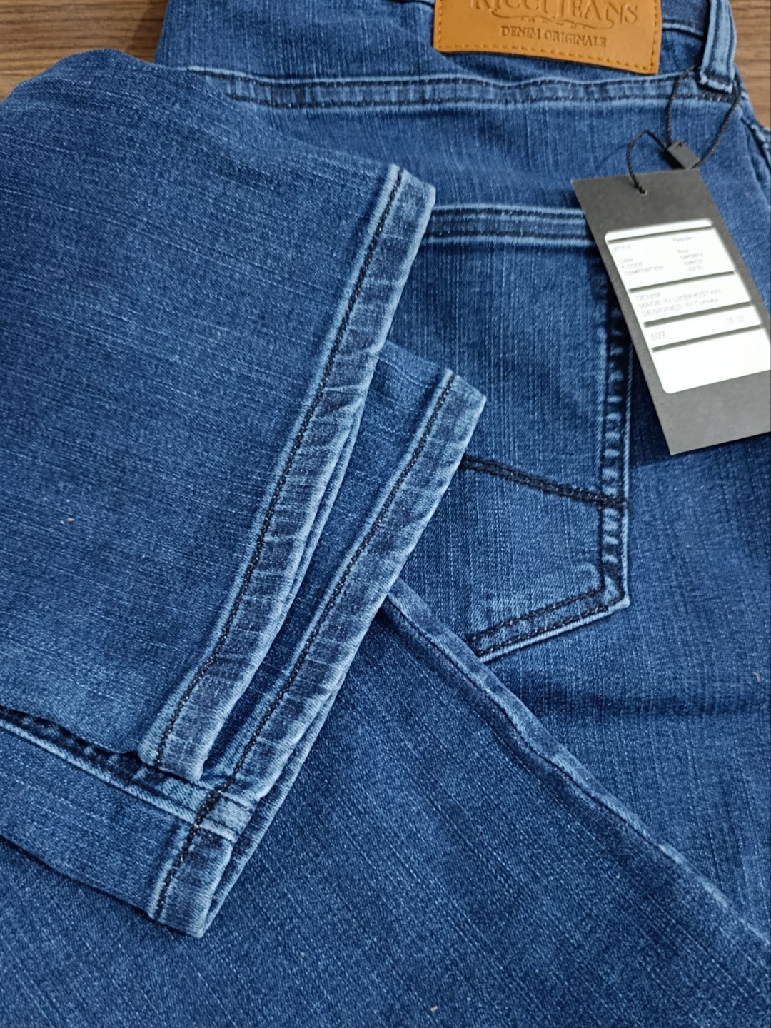 Брюки буткат , размер 31, джинсовый синий — фото 1