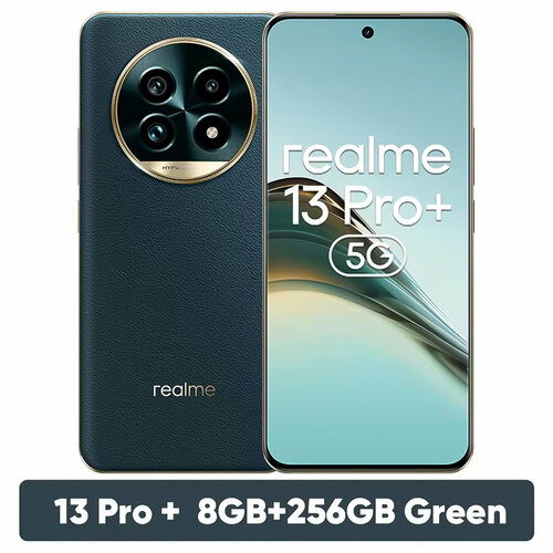 Смартфон realme 13 Pro 12512 ГБ RU Dual nano SIM Зеленый 42990₽