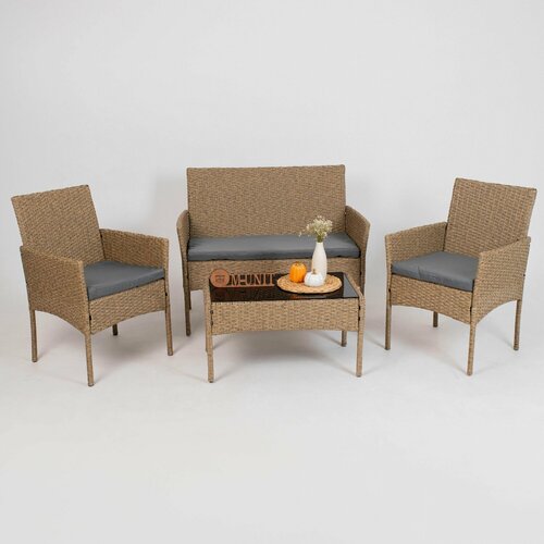 Комплект садовой мебели из ротанга