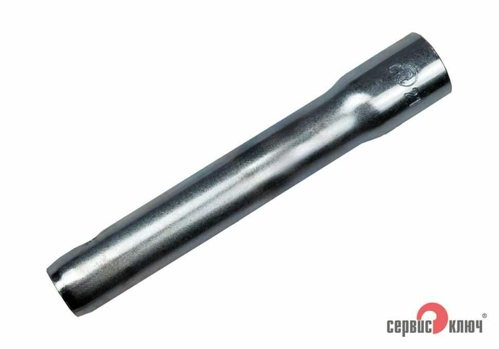 Ключ свечной на 21 мм с резинкой, длина 160мм, оцинкованный, Сервис Ключ — фото 1
