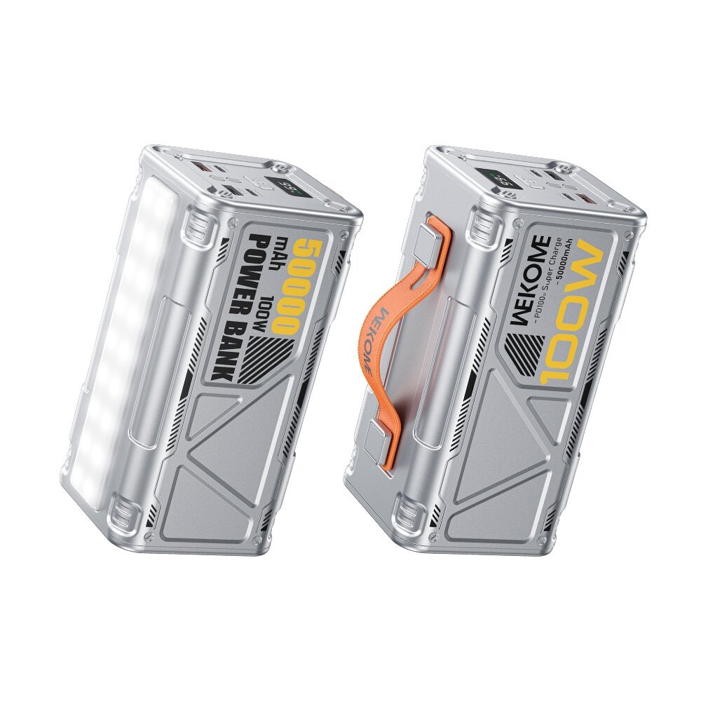 Внешний портативный многофункциональный аккумулятор 50000 мАч 100W WEKOME WP-08 — фото 1