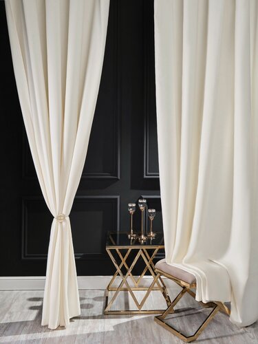 Изображение товара Комплект штор "Канвас-Премиум" кремовый (2) арт.3365 (200х240 2 шт.)