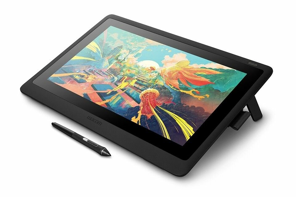 Графический интерактивный планшет Wacom Cintiq 16 черный (DTK1660K0B) — фото 1