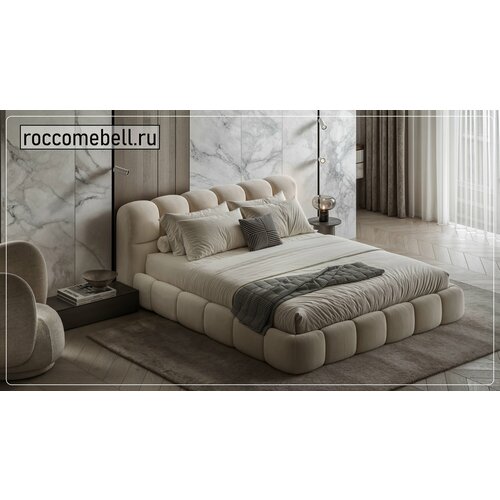Кровать двуспальная ROCCO BED 3, 180х200 см с подъемным механизмом