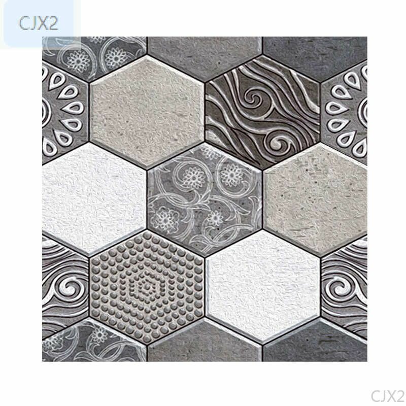 Панели (комплект 10 шт) самоклеющиеся для стен декоративные 3D мягкие 30х30 см толщина 3 мм Материал ПВХ водонепроницаемый Гексагон-CJX2