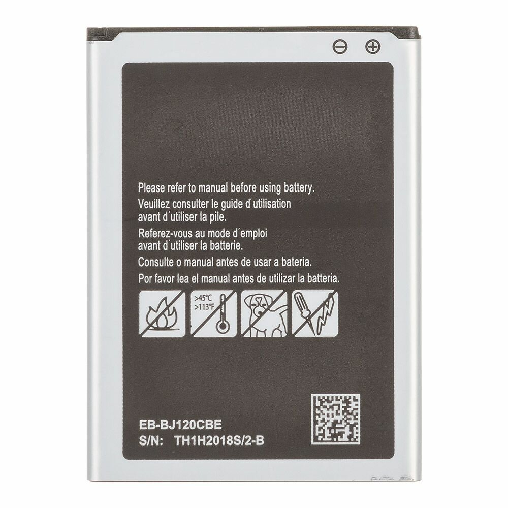 Аккумулятор (АКБ) Samsung Galaxy J1 2016 SM-J120F 2050 mAh (EB-BJ120CBE) Li2600 100% Filling Capacit
