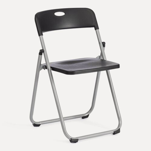 Изображение товара Стул FOLDER (mod. 3017H) Tetchair черный, серый, хромированный, металл, пластик, твердое сиденье, без подлокотников