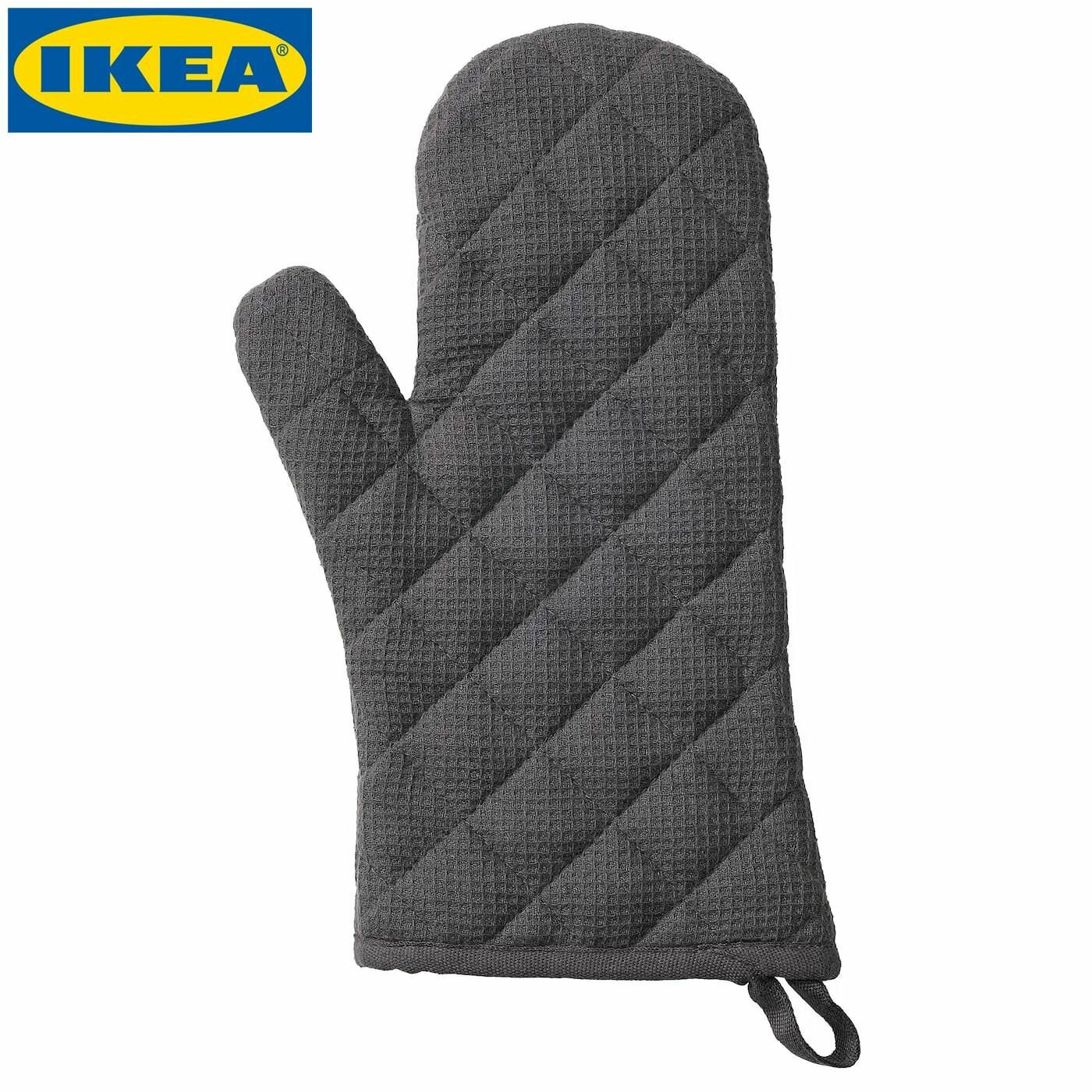 IKEA Рукавица кухонная 17x33 см 1 шт. серый