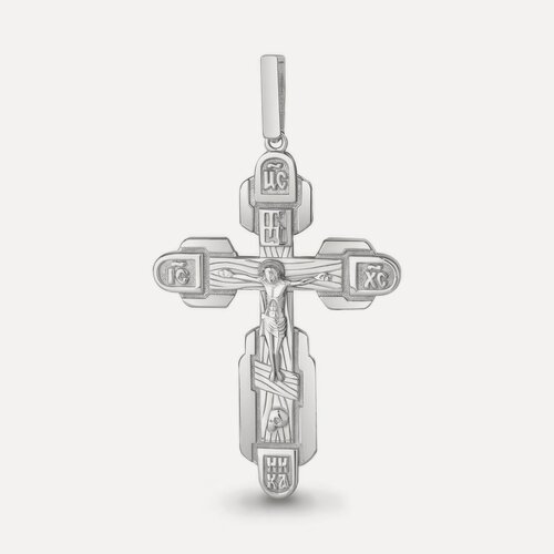Изображение товара Крестик, серебро, 925 проба, родирование