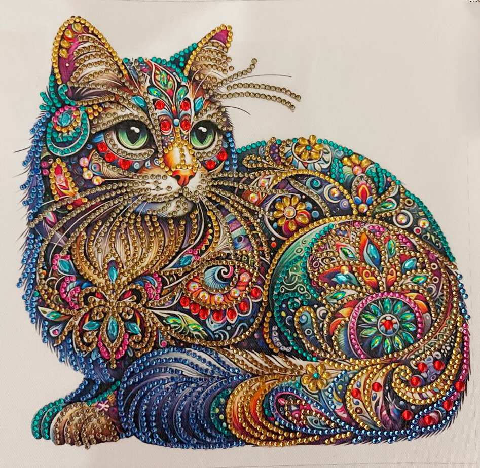 Алмазная мозаика без подрамника 