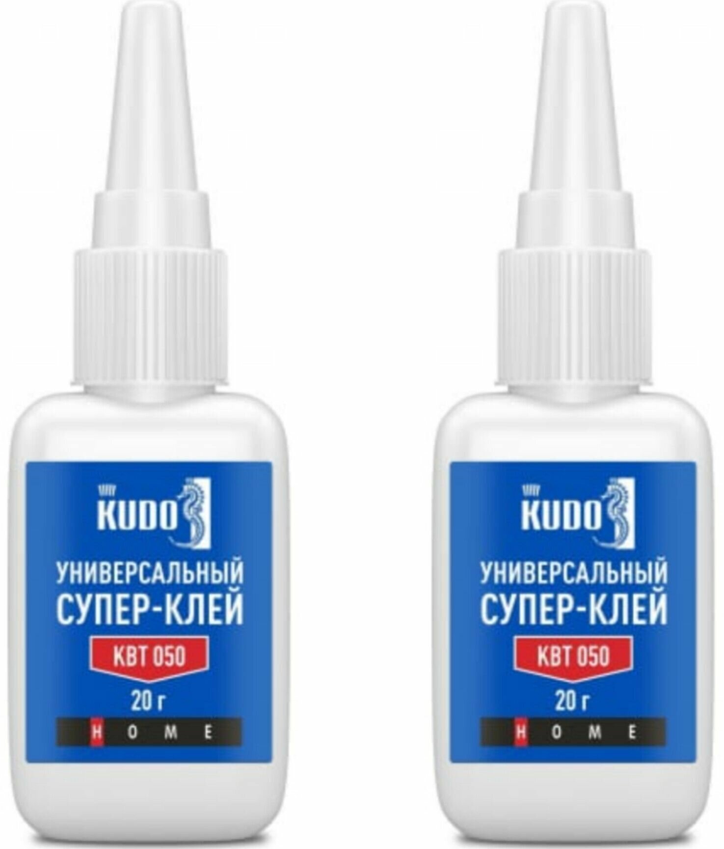 Цианоакрилатный универсальный супер-клей KUDO 20 гр KBT-050 (2шт.)