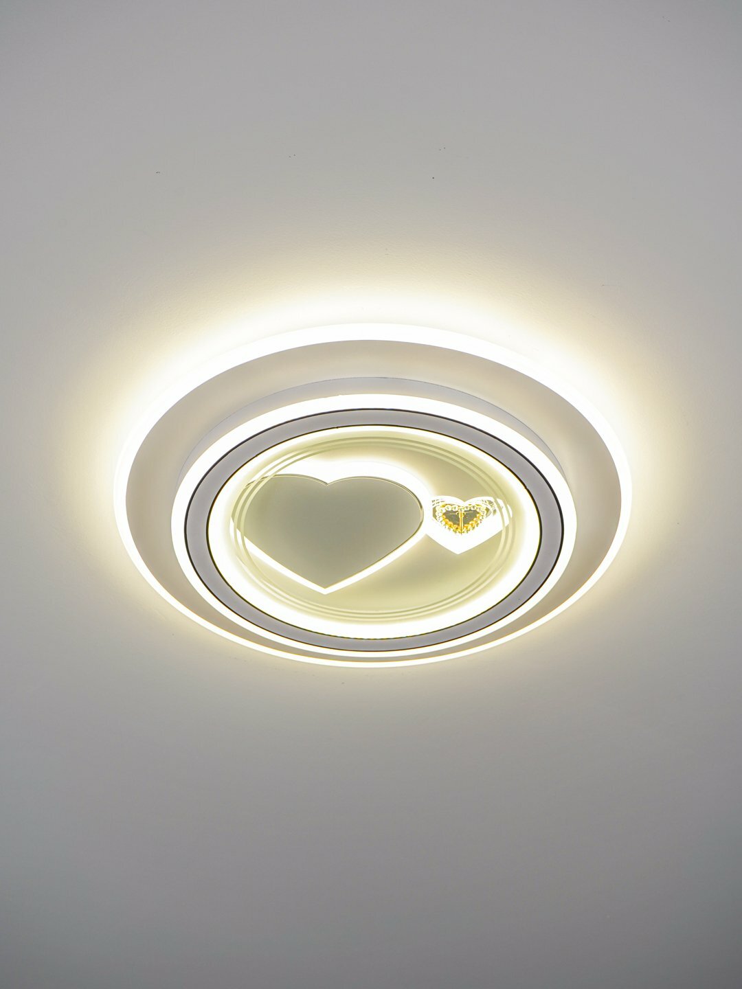 Люстра LED, 2 формы: круглая, квадратная, 3 режима освещения, для детской, спальни, кухни — фото 1