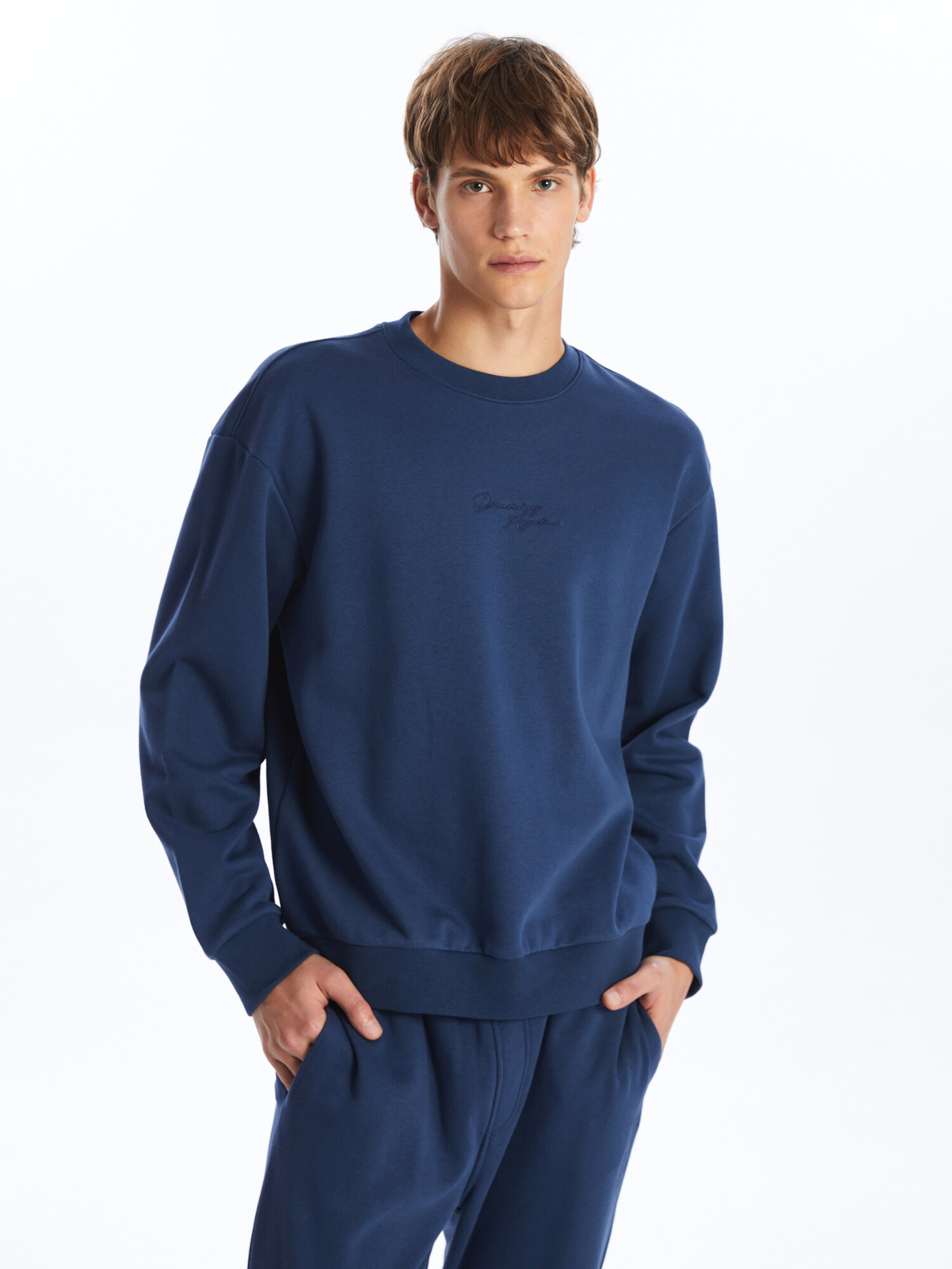 Свитшот LC Waikiki, размер S, , indigo