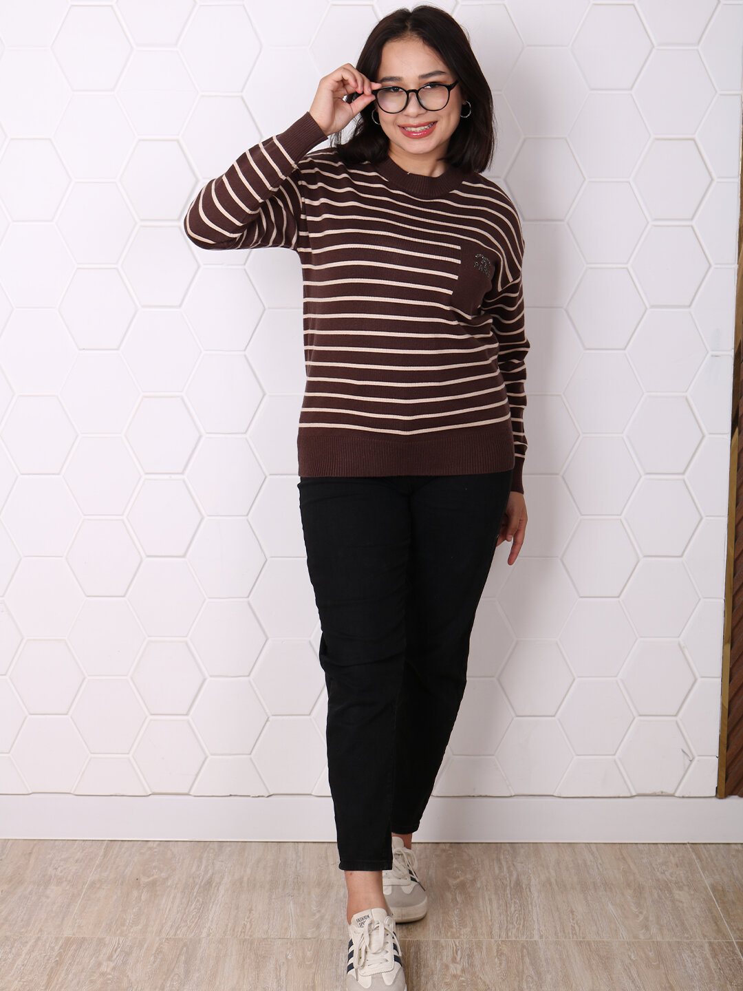 Свитер размер One Size, , Шоколадный — фото 1